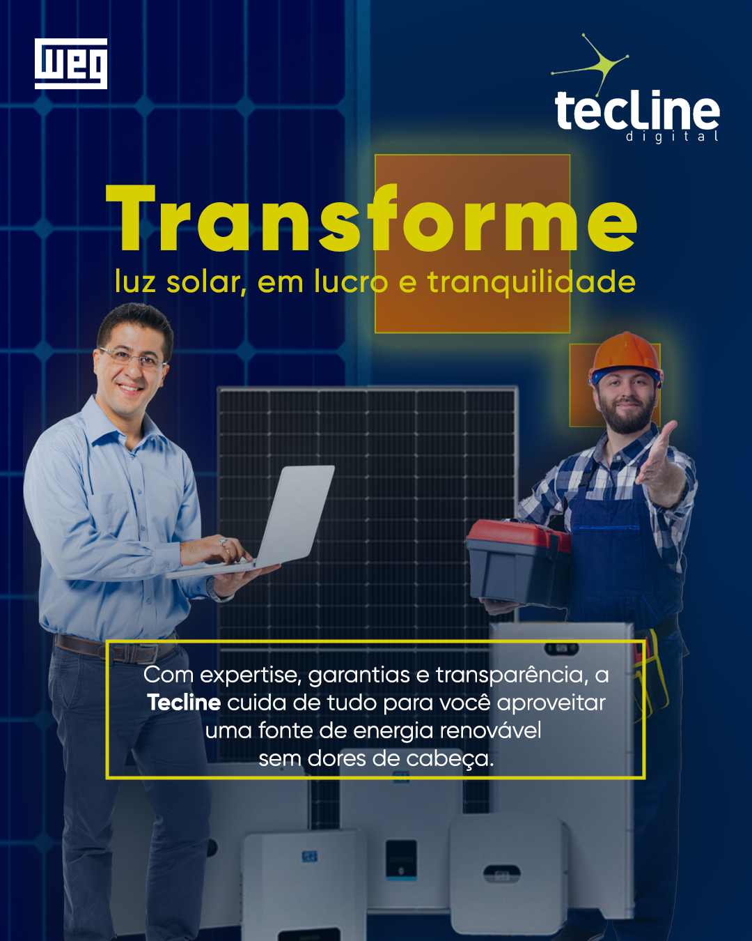 Transforme luz solar em lucro e tranquilidade